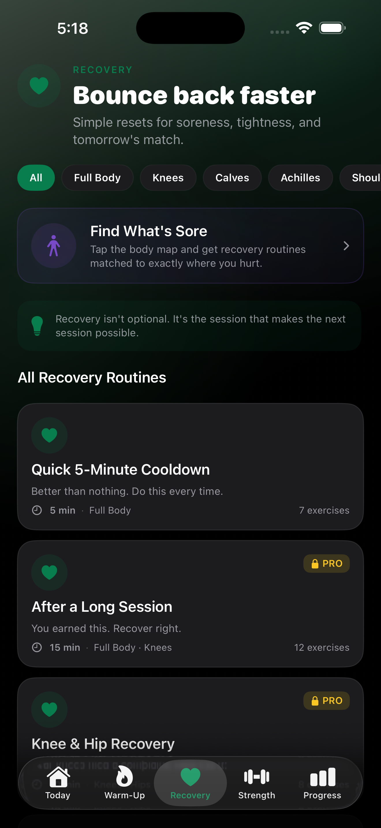 PickleStrong recovery routine library