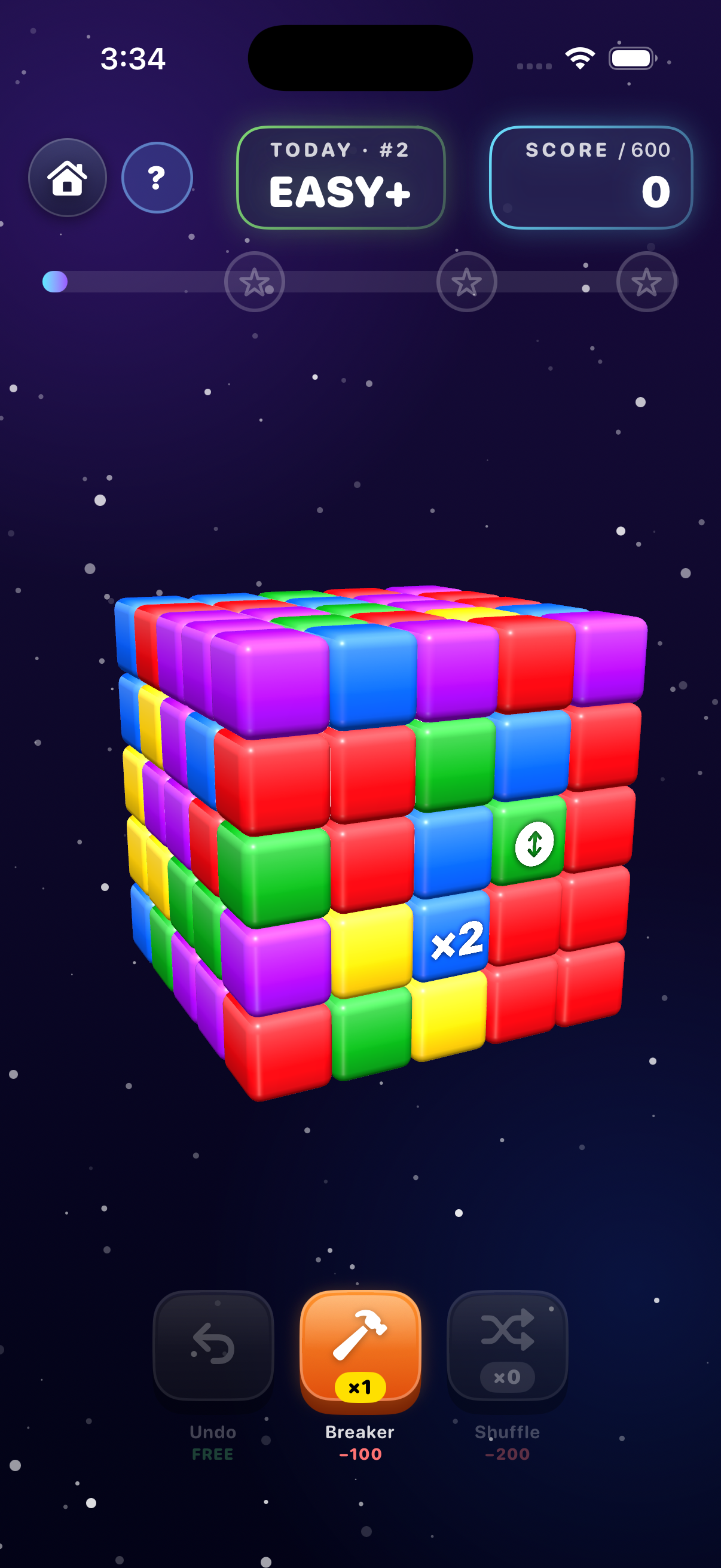 Qubrix cube gameplay